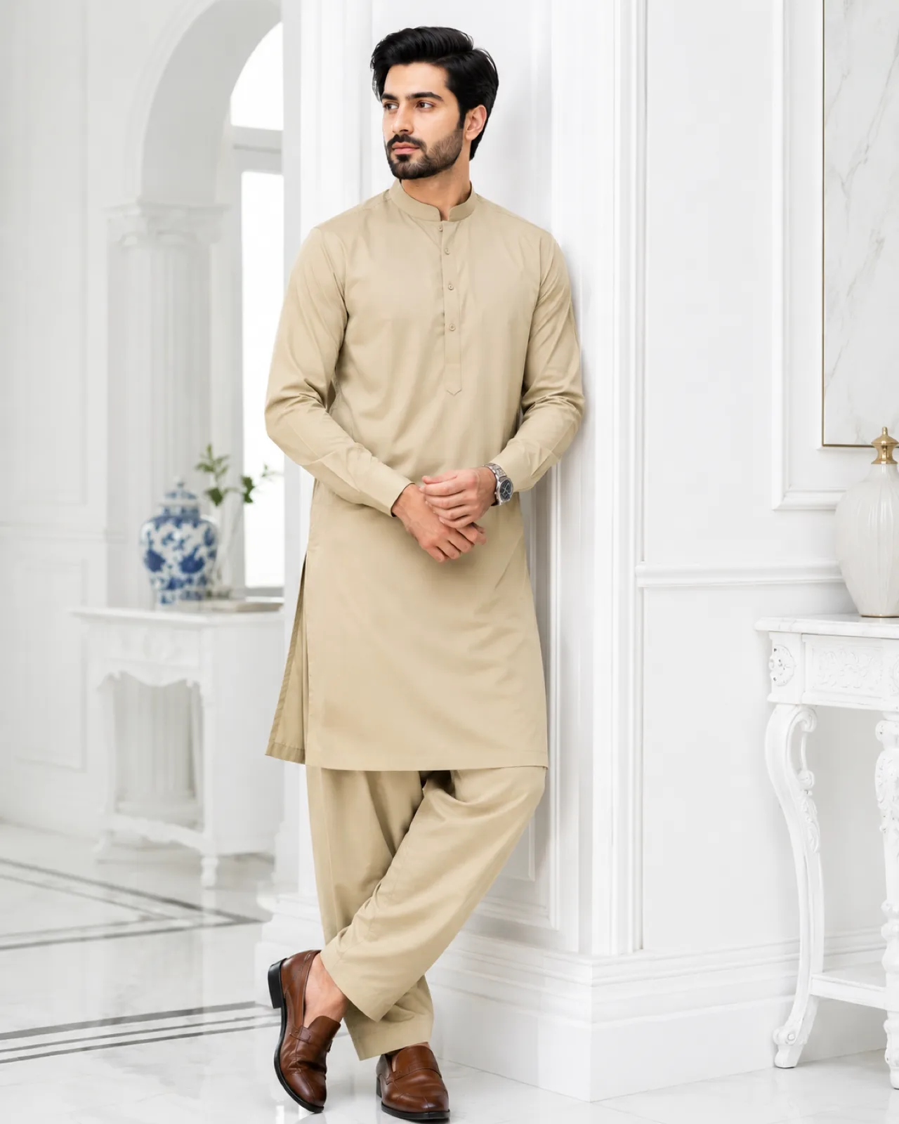 Wash & Wear — Muted Khaki — view 1