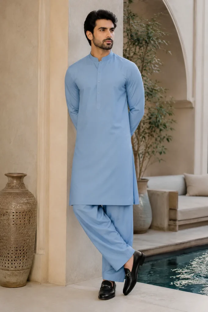 Cotton Fabric — Cloud Blue