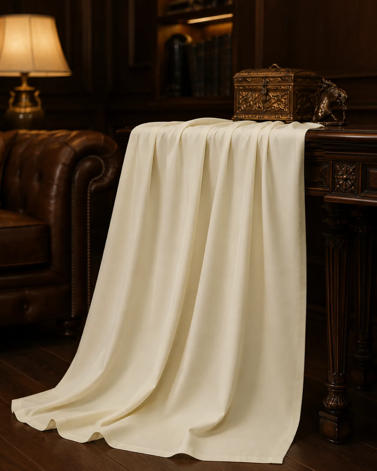 Cotton Fabric — Off White — view 2