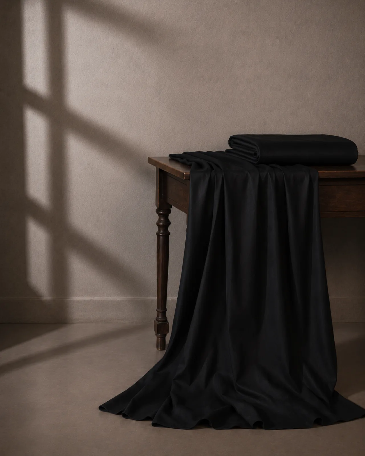 Cotton Fabric — Charcoal — view 2